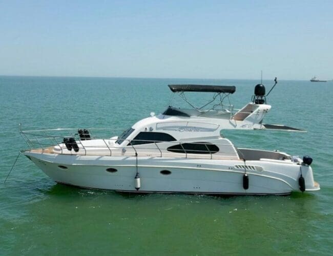 50 feet luxurious yacht Dubai Marina
