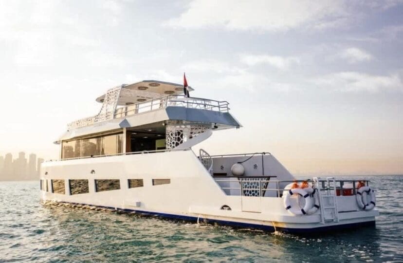 95 feet party yacht 95-Feet Party Yacht Boat Rental Dubai Marina